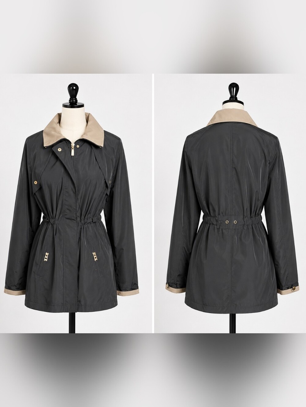 Black Rain Coat